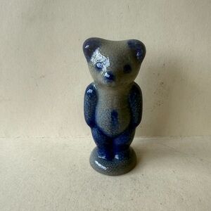 Vintage BBP Beaumont Brother Pottery Stoneware Teddy Bear Signed 1992 Rare